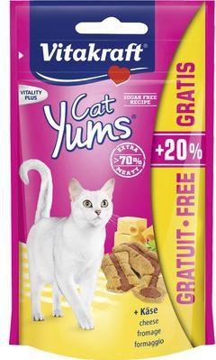 Vitakraft Cat Yums so syrom pre maky +20% Grtis - 48g