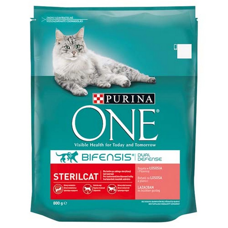 Purina ONE Sterilcat losos 800g