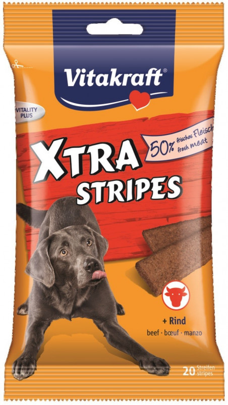 Vitakraft Extra Stripes pre psov hovdzie 200g