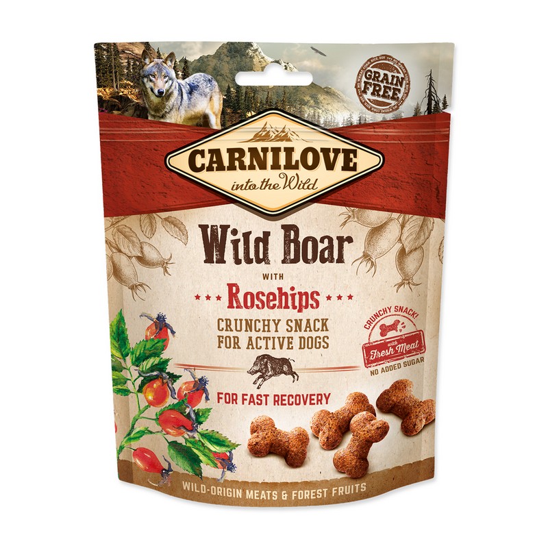 Carnilove Dog Crunchy Snack Wild Boar with Rosehips with fresh meat 200g