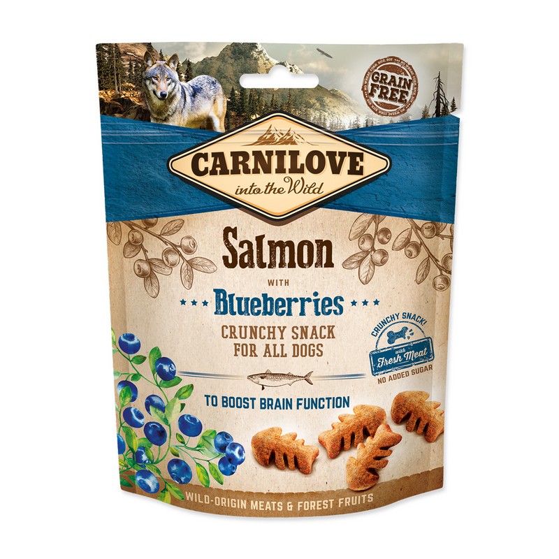 Carnilove Dog Crunchy Snack Salmon with Blueberries with fresh meat 200 g