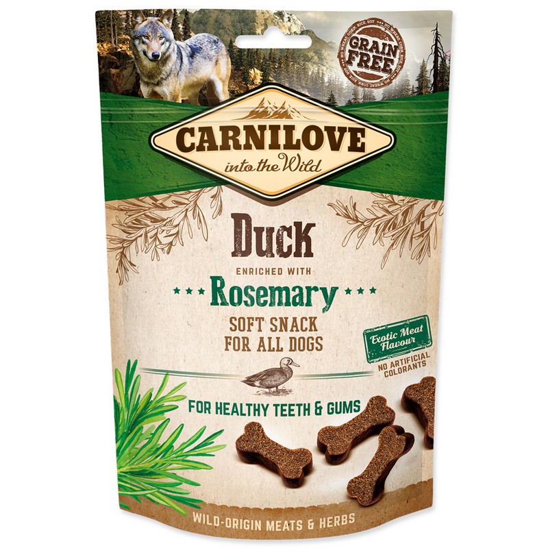 Carnilove Dog Semi Moist Snack Duck enriched with Rosemary 200 g