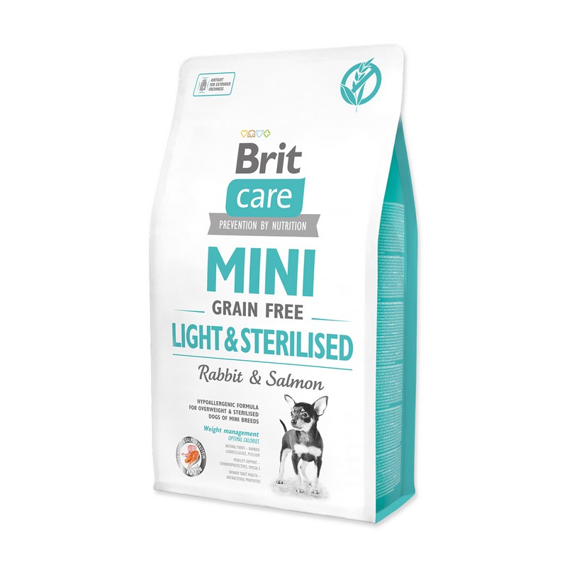 Brit Care dog Mini GF Light & Sterilised 2 kg