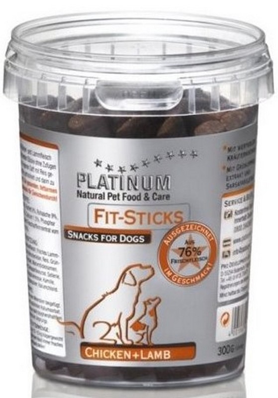 Platinum Natural Fit tyinky Kura + Jaha 300g