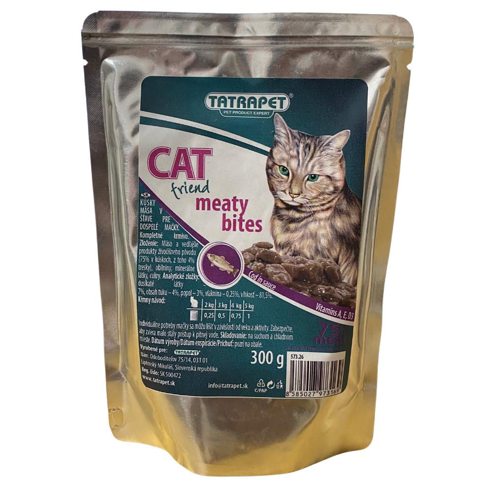 Cat Friend kapsika pre maku 300g treska