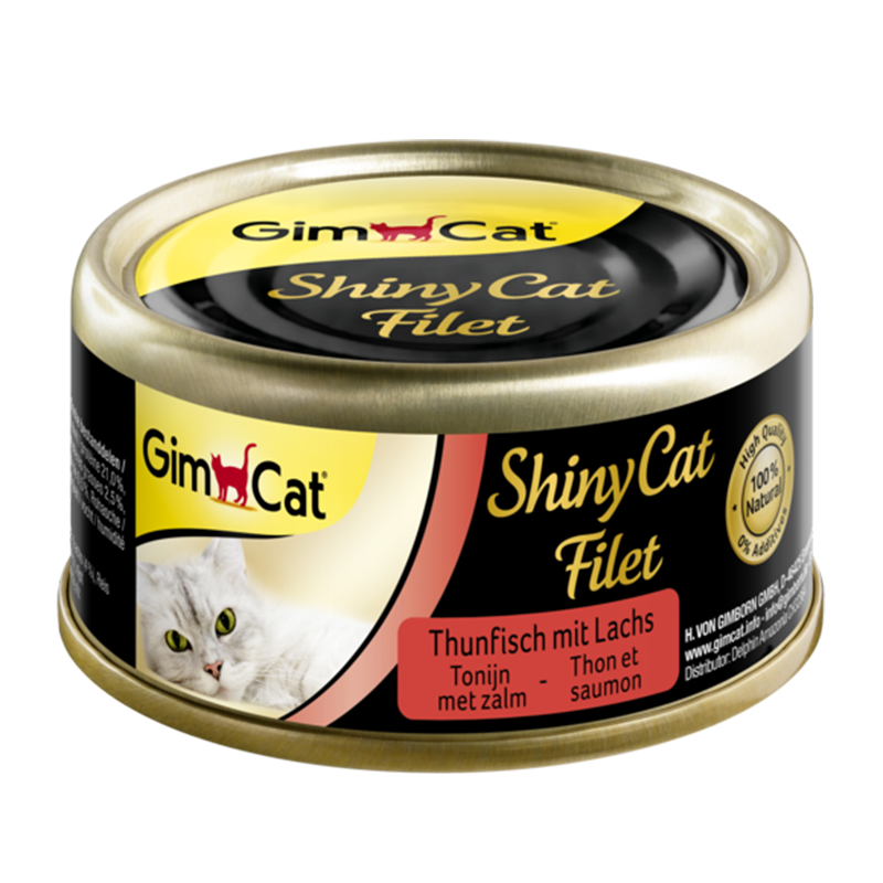 ShinyCat filet tuniak s lososom 70 g