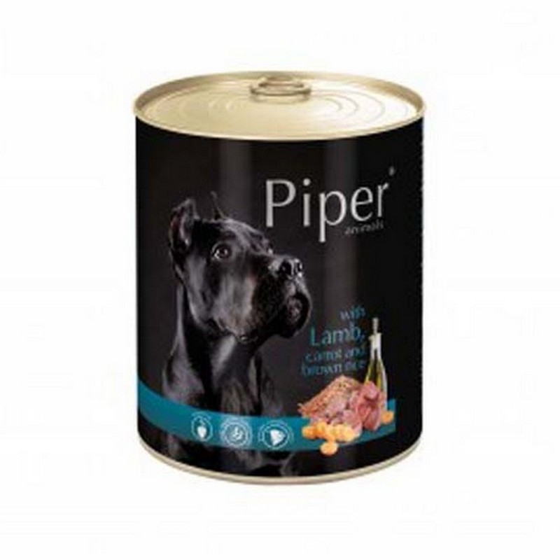 PIPER ADULT s jahacinou, mrkvou a hnedou ryou 800 g