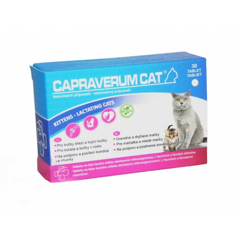 CAPRAVERUM KittensLactating cats 30TBL Krmiva.sk Chovateľské potreby