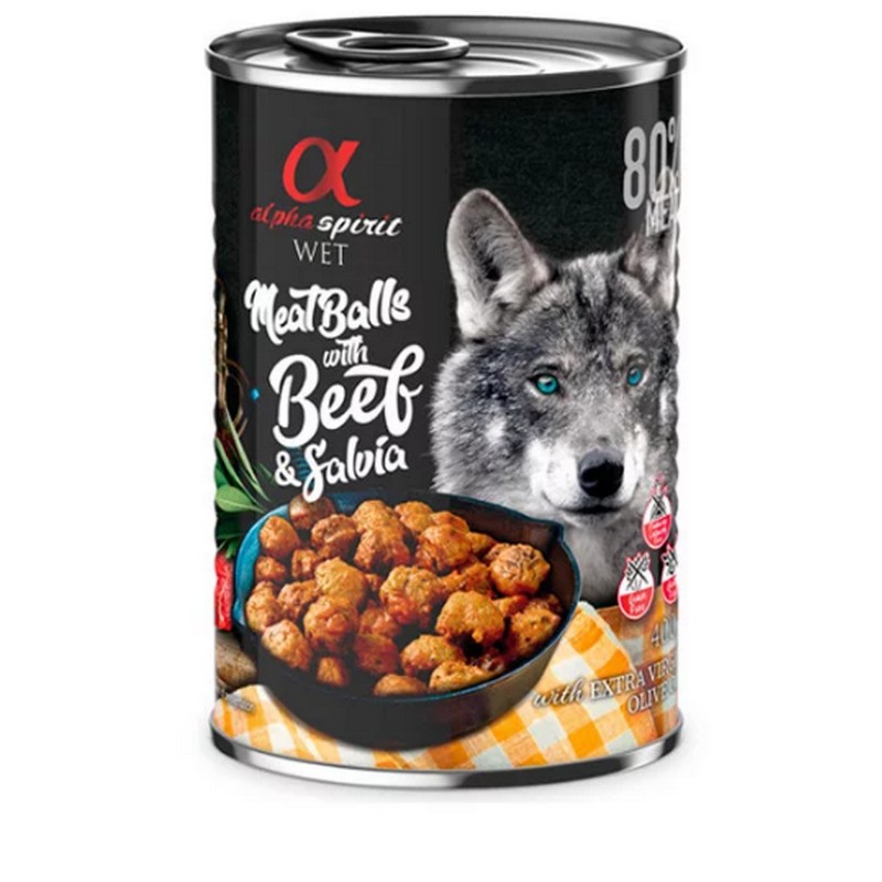 Alpha spirit meatballs hovdzie so alviou 400g