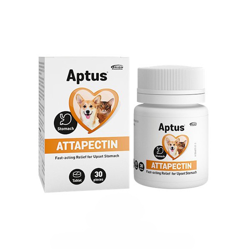 Aptus attapectin tablety na akútne tráviace �ažkosti pre psov a maèky