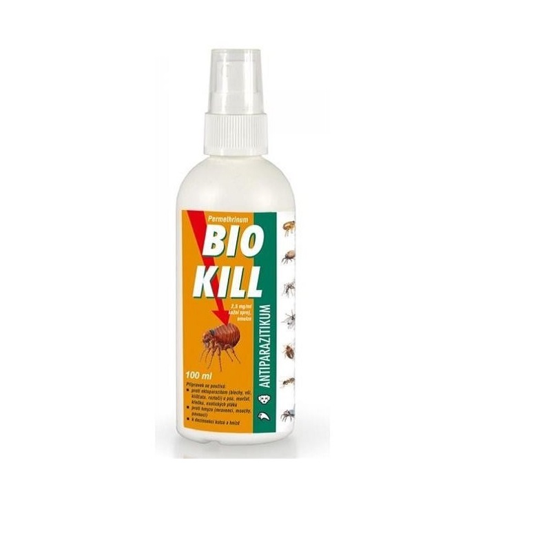 Bio Kill antiparazitický sprej na zvieratá 100 ml