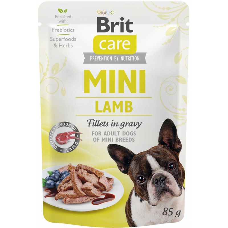 Brit Care adult mini lamb fillets in gravy 85 g