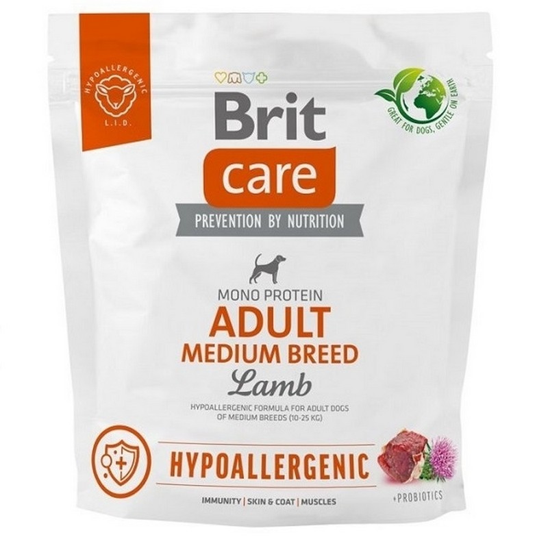 Brit Care dog Hypoallergenic Adult Medium Breed 1 kg