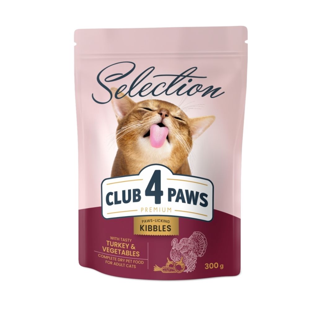 CLUB 4 PAWS Premium pre dospel maky - morka a zelenina 300 g