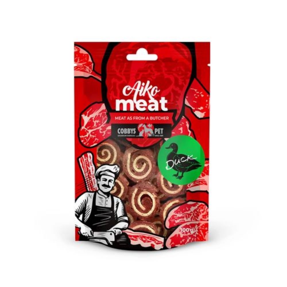COBBYS PET AIKO Meat mini rolky s kaicou a treskou 100g