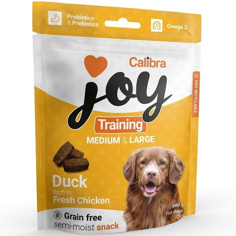 Calibra Joy DOG training M&L Duck&Chicken  300g