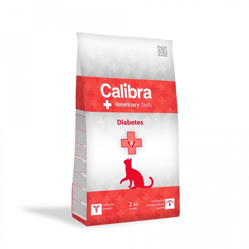 Calibra Vet Diet Cat Diabetes krmivo pre mačky 2 kg