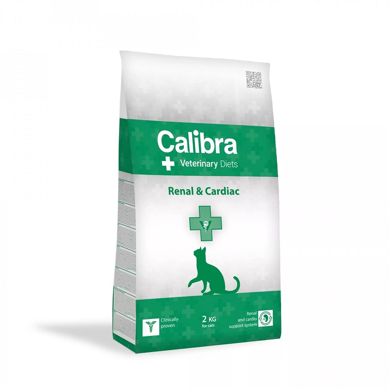 Calibra Vet Diet Cat Renal & Cardiac krmivo pre mačky 2 kg