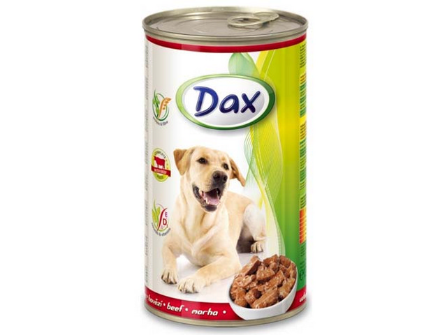 Dax hovädzie 1240 g konzerva pre psov s normálnou aktivitou