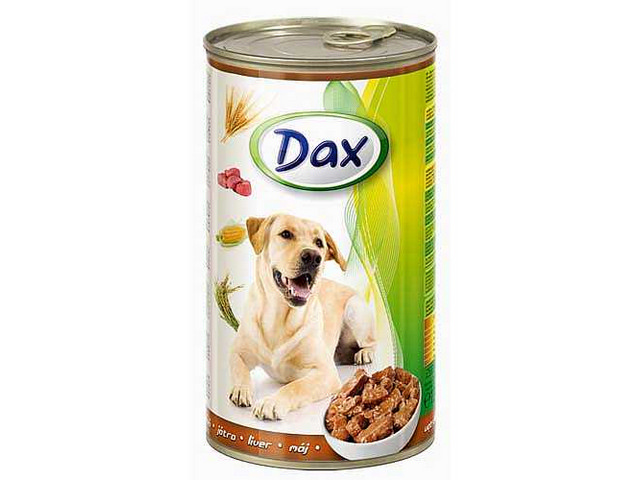 Dax pečeň 1240 g konzerva pre psov s normálnou aktivitou