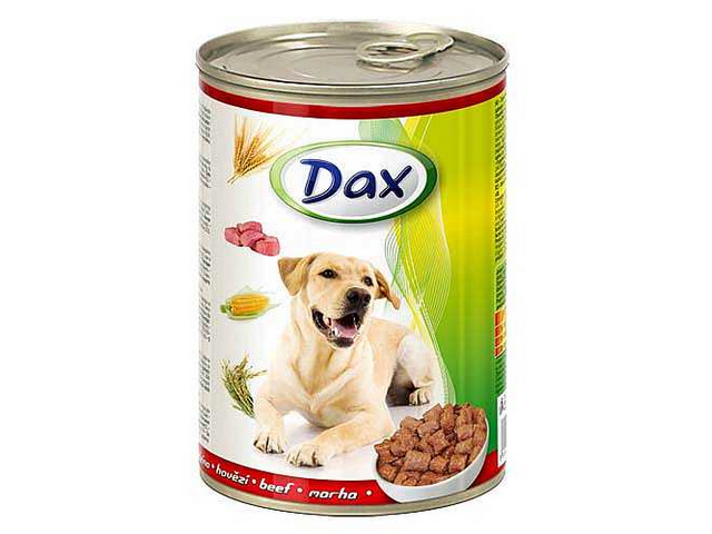 Dax hovädzie 415 g konzerva pre psov s normálnou aktivitou
