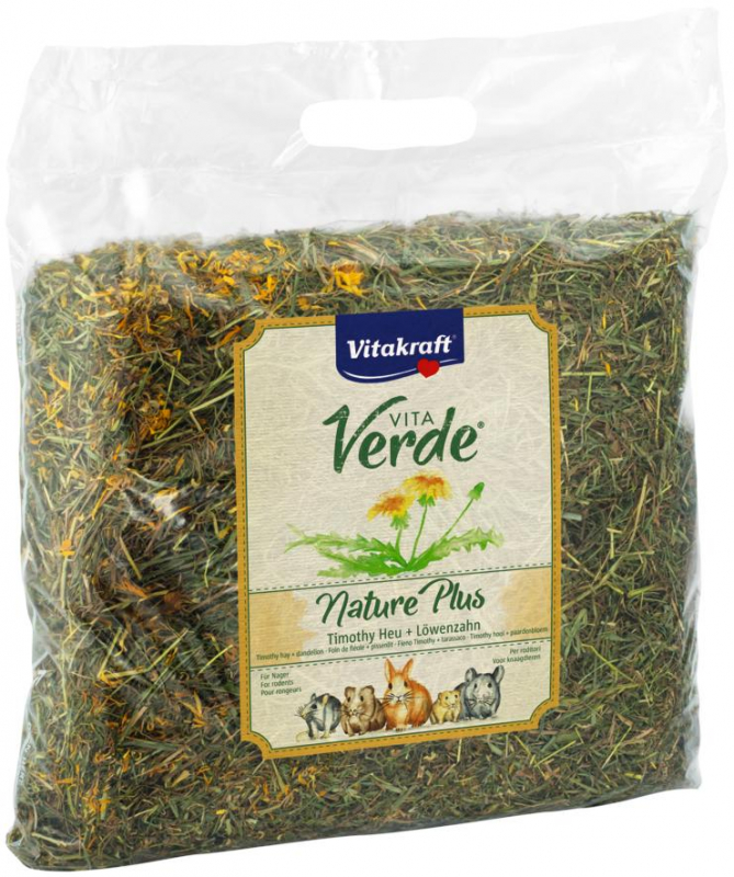 Vitakraft seno VITA Verde Nature Plus Timotejka & ppava 500g