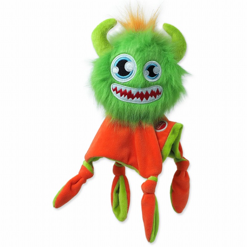 Dog fantasy monster straidlo pskacie chlpat zelen s dekou 28cm