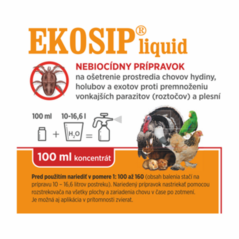 Ekosip liquid 100 ml koncentrát proti parazitom