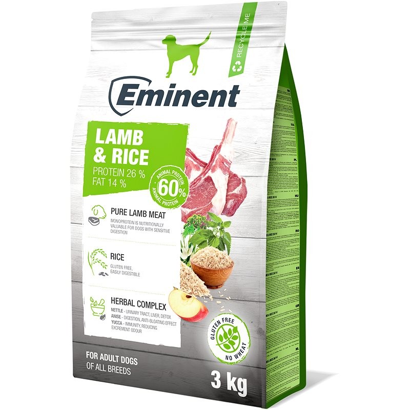 Eminent lamb & rice 3 kg