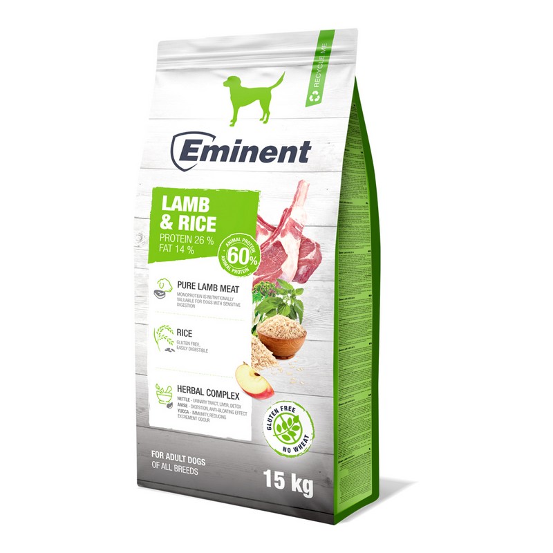 Eminent Lamb & Rice High Premium 15 kg