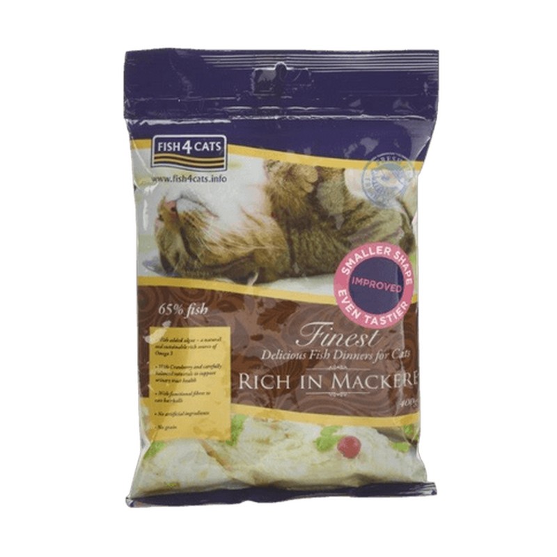 FISH4CATS granule pre maky Finest makrela 400g