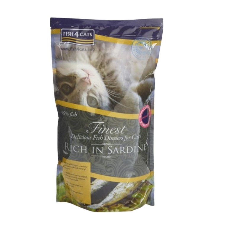 FISH4CATS granule pre maky Finest sardinka 1,5kg