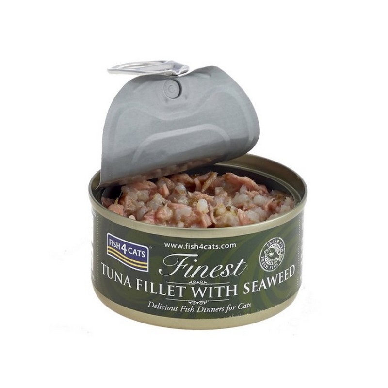 FISH4CATS konzerva pre mačky Finest tuniak s morskými riasami 70g