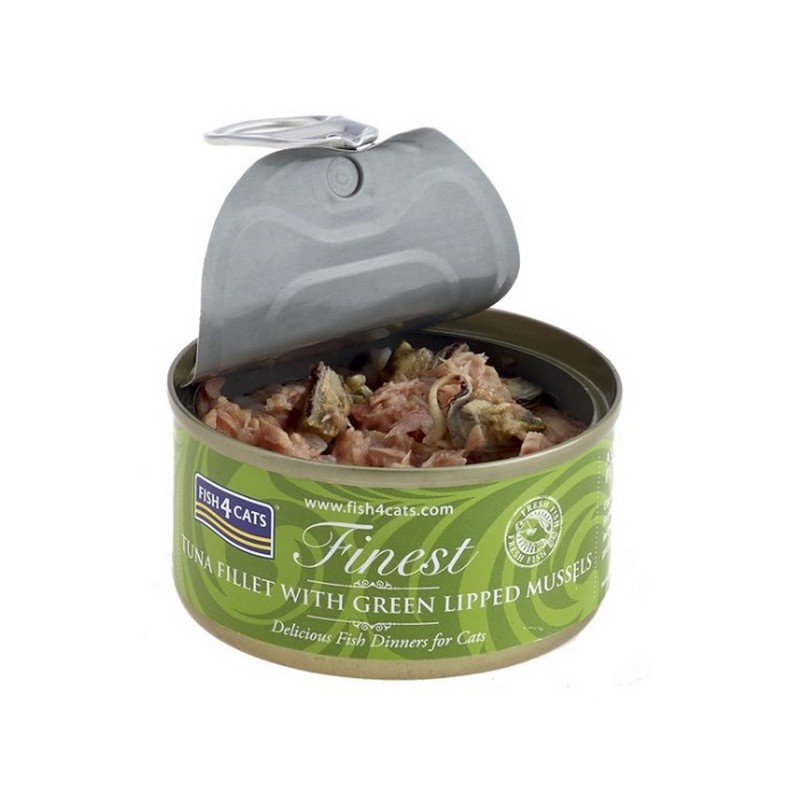 FISH4CATS konzerva pre maky Finest tuniak s muami 70g