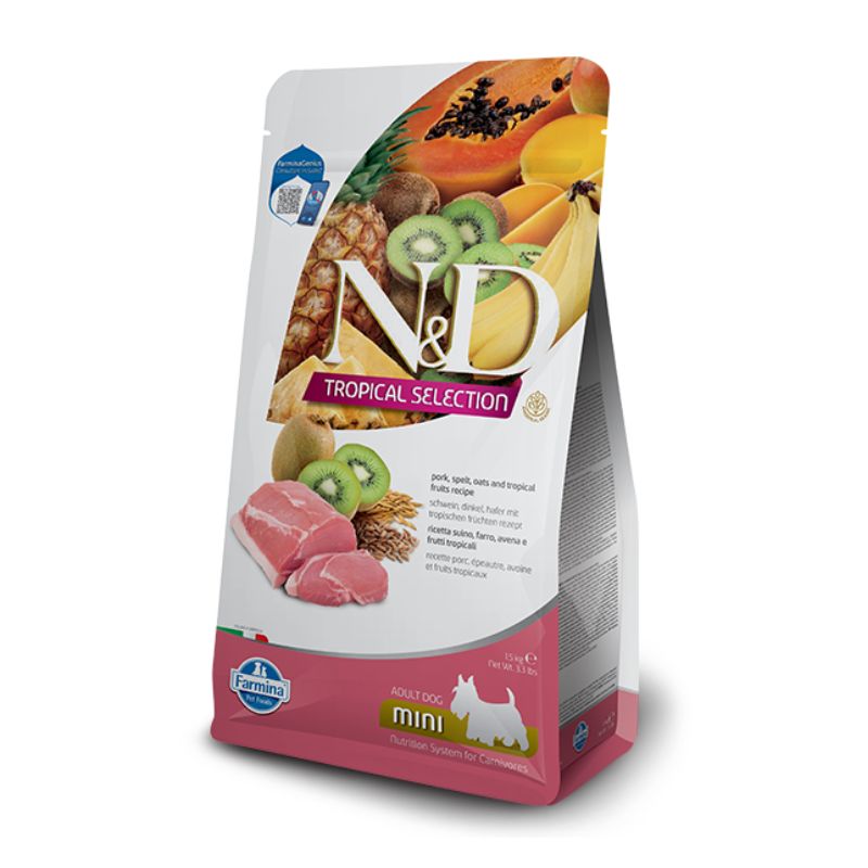 Farmina N&D dog Tropical selection (AG) adult mini pork 5 kg