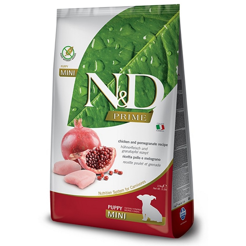 Farmina N&D puppy GF mini chicken and pomegranate 7 kg
