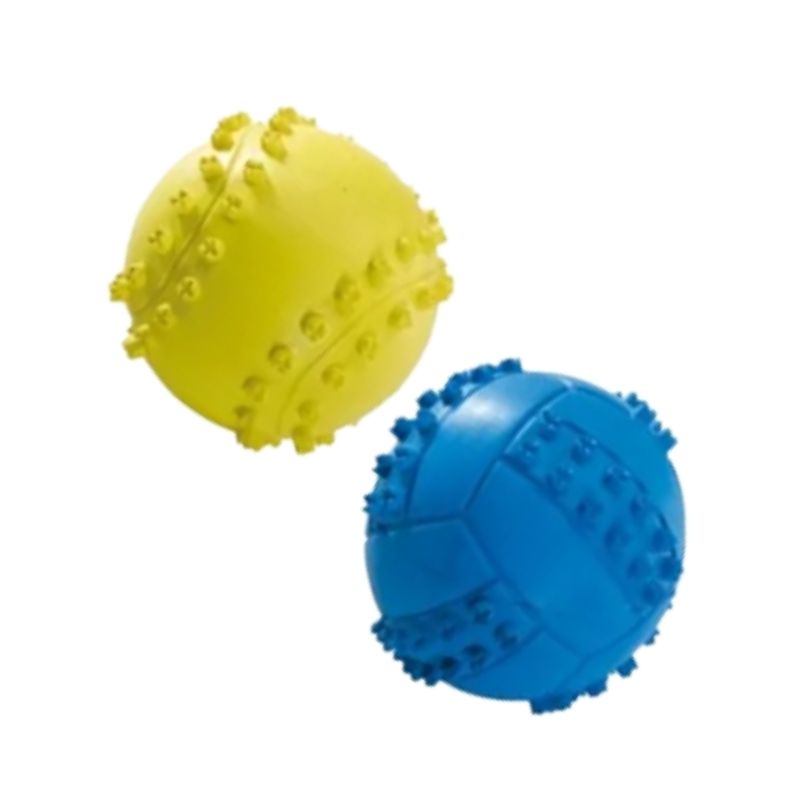 Ferplast gumov loptika s hrbolekmi 6cm
