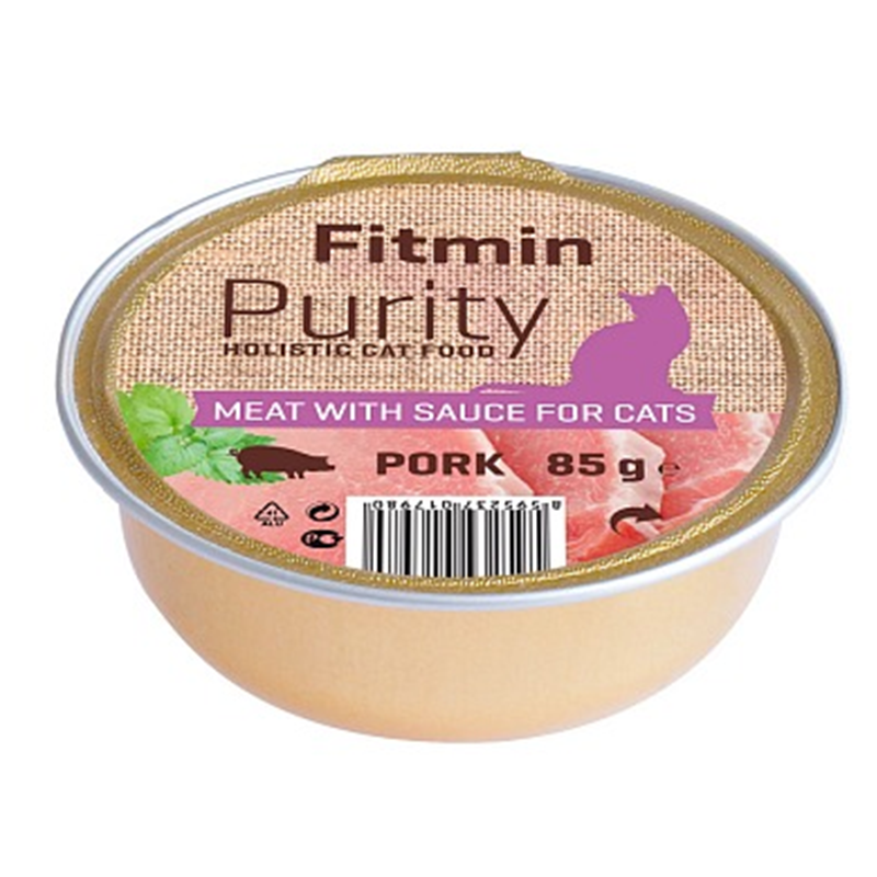 Fitmin cat Purity alutray Pork vanička pre mačky 85 g