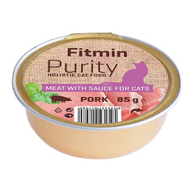 Fitmin cat Purity alutray Pork vanika pre maky 85 g