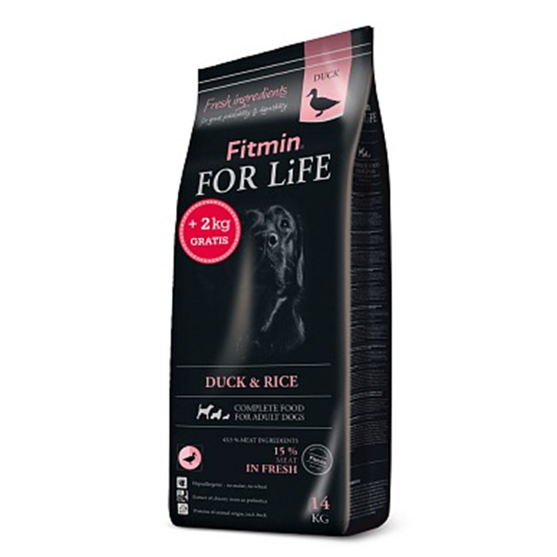 Fitmin dog For Life Duck & Rice 14 kg