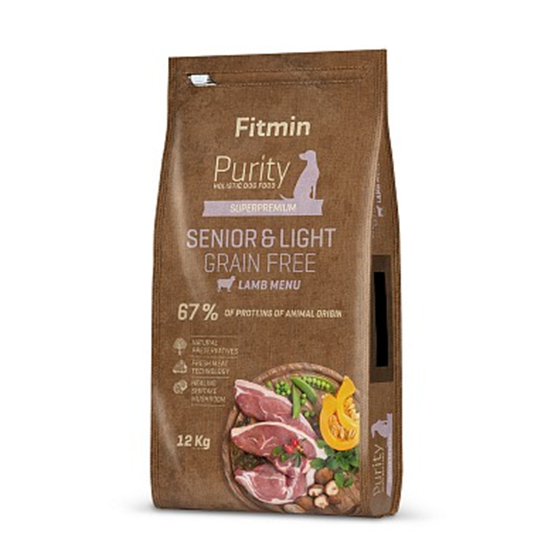 Fitmin dog Purity GF Senior & Light Lamb 2 kg