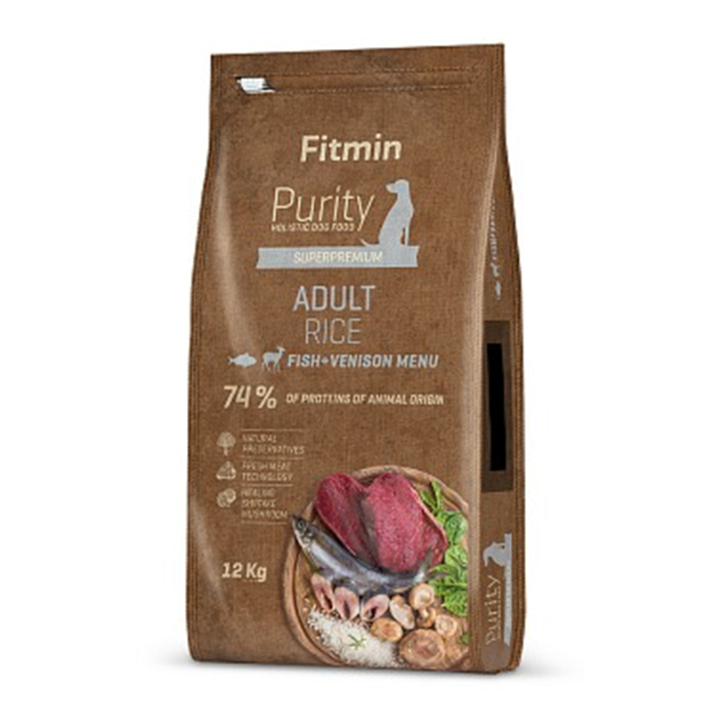 Fitmin dog Purity Rice Adult Fish & Venison 2 kg
