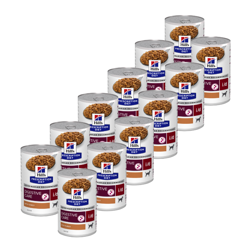 HILLS Diet Canine i/d Digestive Care konzerva pre psy s morkou Multipack 12x360 g