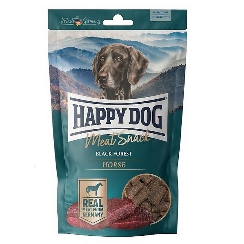 Happy dog meat snack black forest horse 75g