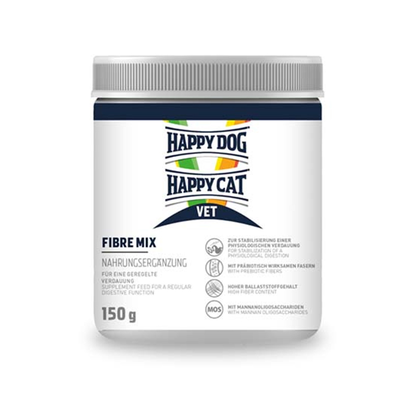 Happy dog/Happy cat VET Faser Mix 150 g prebiotická liečba čriev