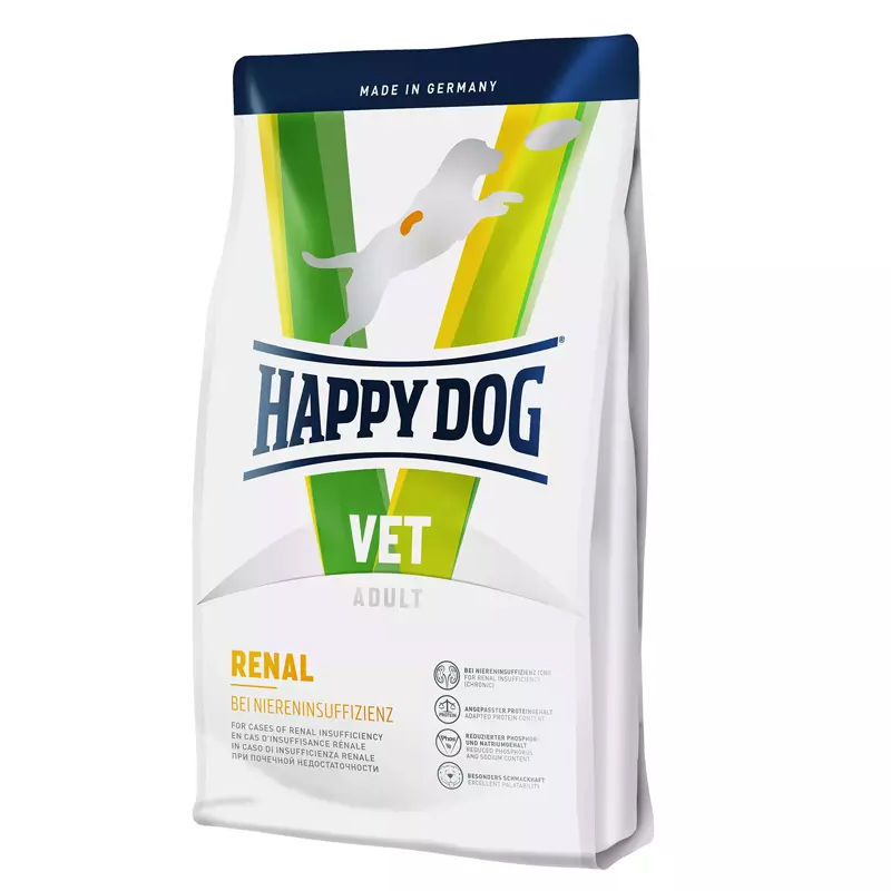Happy dog VET Renal krmivo pre psov 1 kg