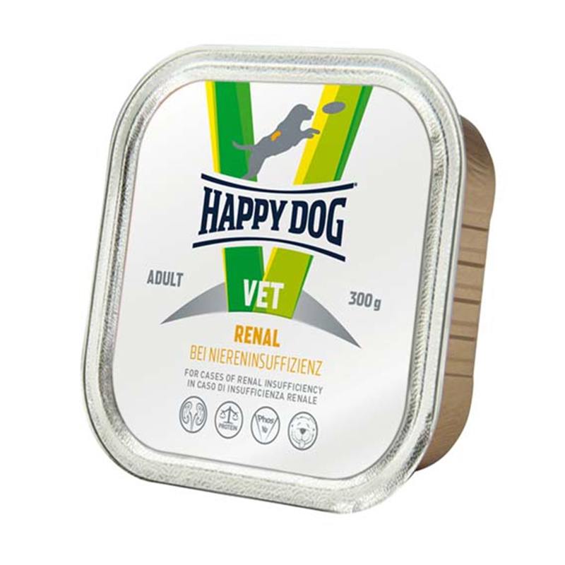 Happy dog VET Renal mäsová vanička pre psov 300 g
