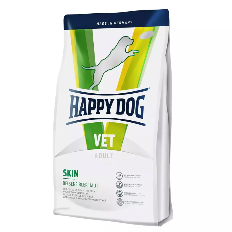Happy dog VET Skin krmivo pre psov 1 kg