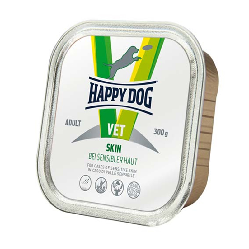 Happy dog VET Skin mäsová vanička pre psov 300 g