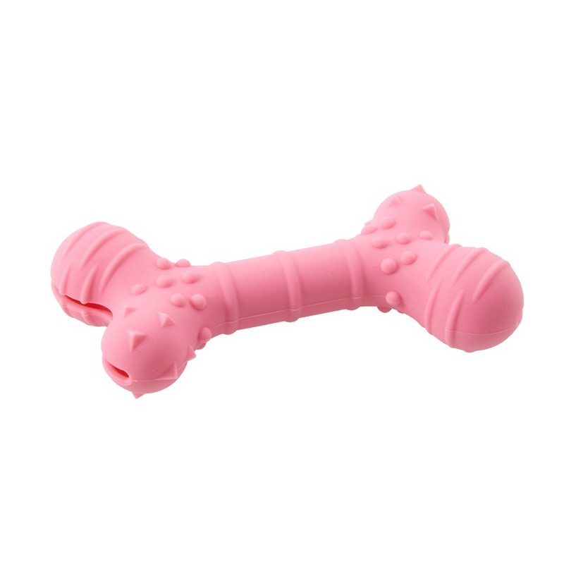 Hračka pre psa Buster flex bone ružová 16 cm